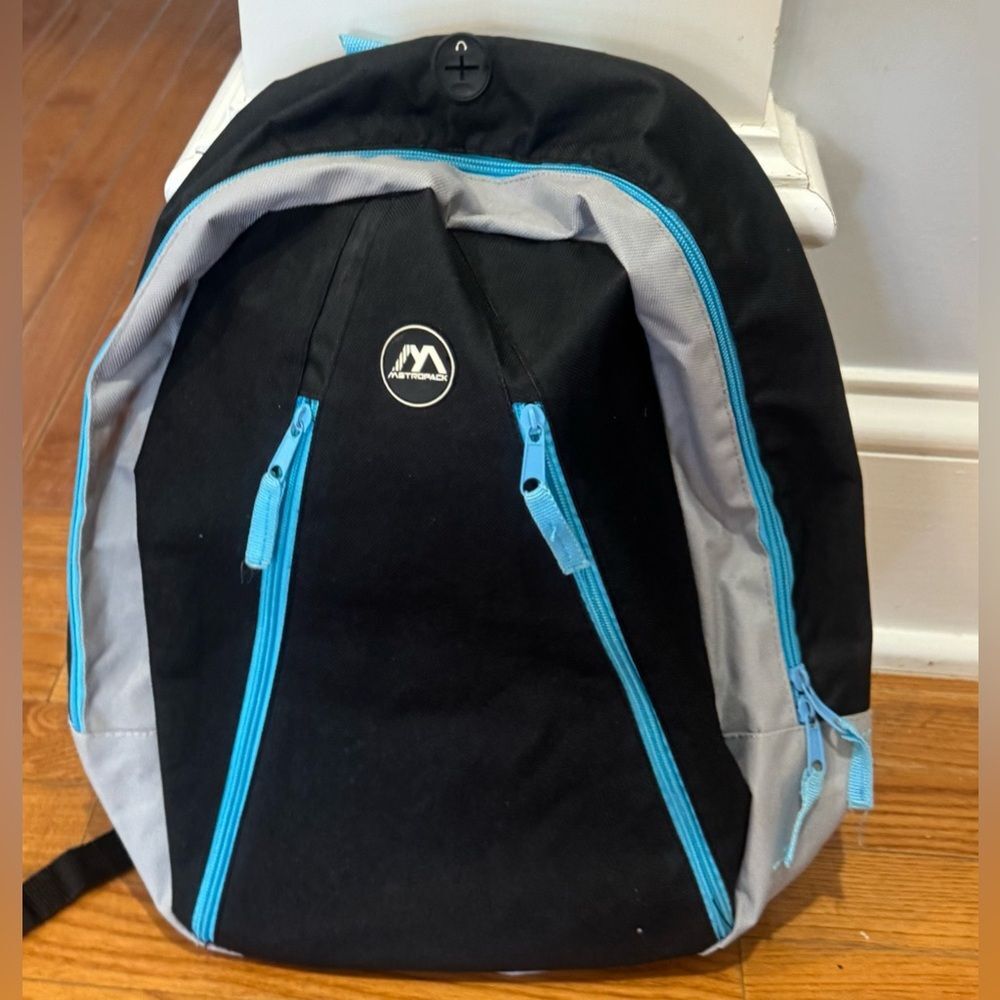 Astropack Black blue and gray youth backpack